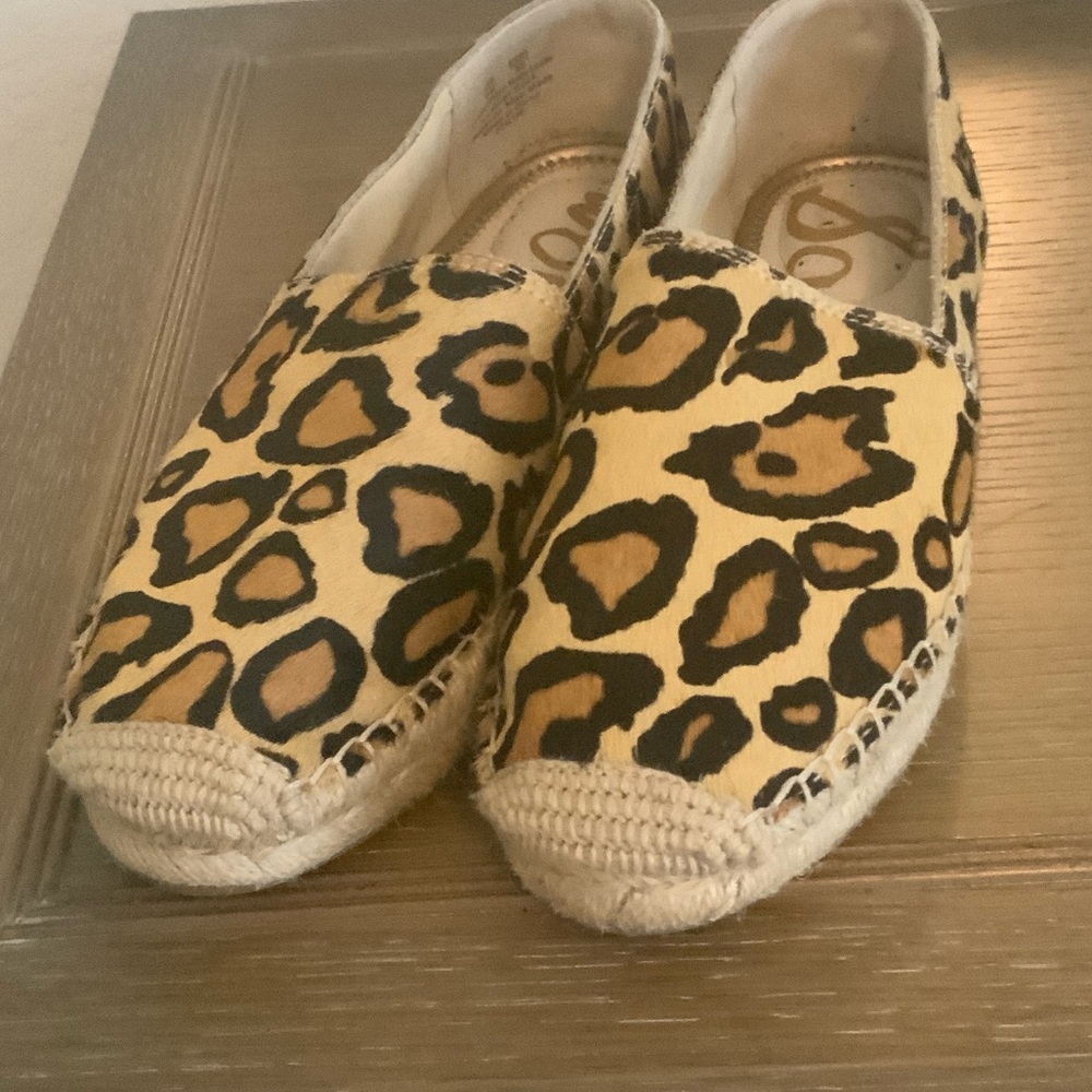 Sam Edelman leopard espadrilles